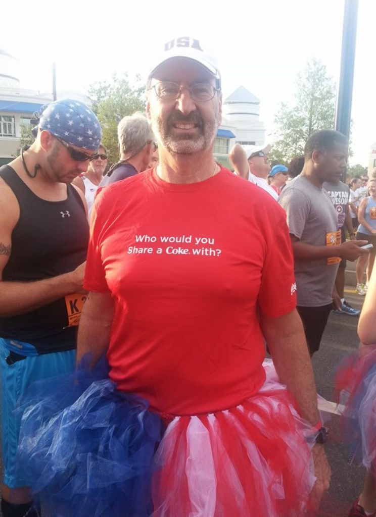 He is a great guy and all but was totally stealing our thunder with his tutu :)