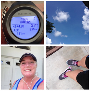 Christine Kellner Lindblad - Got a pre race run in this morning. Ran 2, and did interval the last miles. Second run in Hokas!