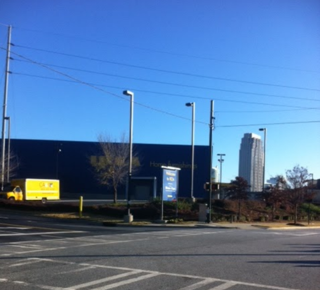 Passing IKEA, always a favorite place to go! ( another photo from 2 years ago)