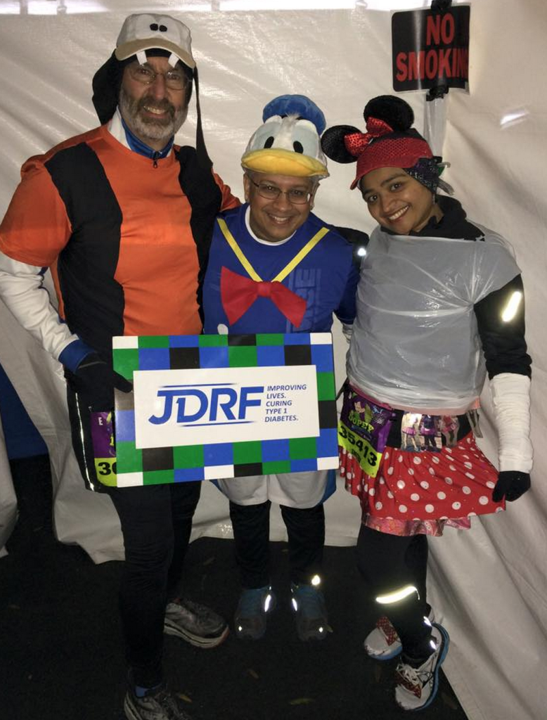 Team JDRF ready to start the Dopey Challenge