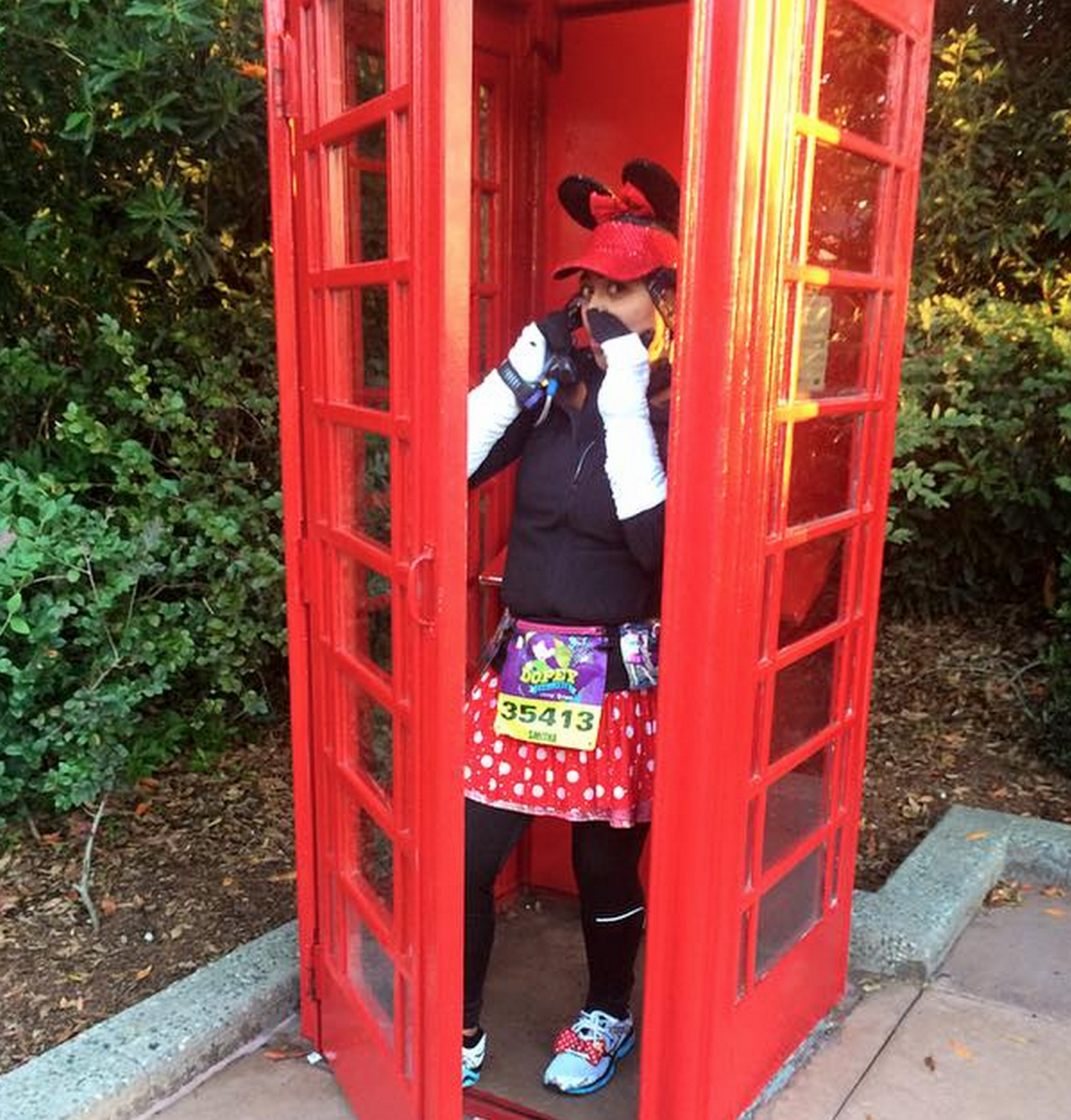 London's iconic telephone booth. How I wished it was a TARDIS instead! 